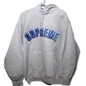 Supreme Icy Arc Gray Hoodie